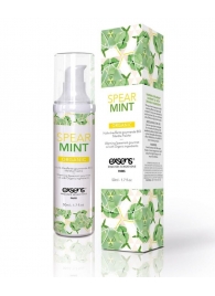 Разогревающее массажное масло Gourmet Spearmint Organic с органическими ингредиентами - 50 мл. - Exsens - купить с доставкой в Люберцах
