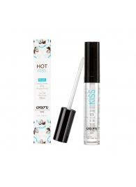 Блеск для губ Hot Kiss Coconut с ароматом кокоса - 7 мл. - Exsens - купить с доставкой в Люберцах