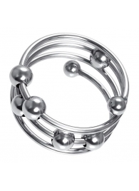 Большое металлическое кольцо под головку пениса - ToyFa - купить с доставкой в Люберцах