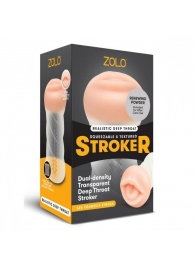 Мастурбатор-ротик ZOLO DEEP THROAT - Zolo - в Люберцах купить с доставкой