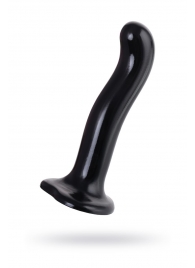 Черный стимулятор для пар P G-Spot Dildo Size L - 19 см. - Strap-on-me - в Люберцах купить с доставкой