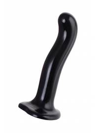 Черный стимулятор для пар P G-Spot Dildo Size L - 19 см. - Strap-on-me - в Люберцах купить с доставкой