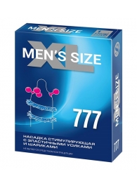 Стимулирующая насадка на пенис MEN SIZE 777 - Sitabella - в Люберцах купить с доставкой