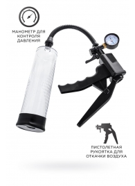 Прозрачная механическая помпа для пениса Viggo - Sexus - в Люберцах купить с доставкой