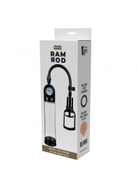 Прозрачная вакуумная помпа с манометром Deluxe Penis Pump - Dream Toys - в Люберцах купить с доставкой