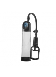 Прозрачная вакуумная помпа с манометром Deluxe Penis Pump - Dream Toys - в Люберцах купить с доставкой