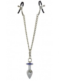 Зажимы для сосков с анальной пробкой - Sitabella - купить с доставкой в Люберцах