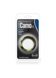 Эрекционное кольцо камуфляжной расцветки Silicone Camo Cock Ring - Blush Novelties - в Люберцах купить с доставкой