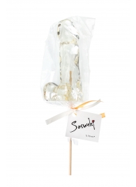 Прозрачный леденец в форме пениса со вкусом пина колада - Sosuчki - купить с доставкой в Люберцах