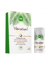 Возбуждающий гель с ароматом кокоса Vibration Coconut - 15 мл. - INTT - купить с доставкой в Люберцах
