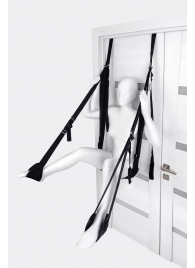 Черные секс-качели на дверь Anonymo №0505 - ToyFa - купить с доставкой в Люберцах