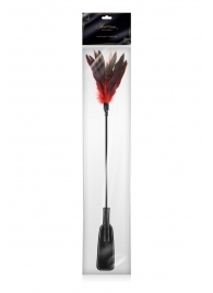 Стек-щекоталка Sweet Caress Feather Whip - 58 см. - Sweet Caress - купить с доставкой в Люберцах