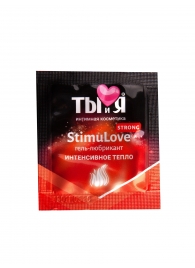 Разогревающий гель-лубрикант Stimulove Strong в одноразовой упаковке - 4 гр. - Биоритм - купить с доставкой в Люберцах