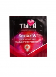 Возбуждающий крем для женщин Sextaz-W в одноразовой упаковке - 1,5 гр. - Биоритм - купить с доставкой в Люберцах