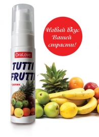 Гель-смазка Tutti-frutti со вкусом тропических фруктов - 30 гр. - Биоритм - купить с доставкой в Люберцах