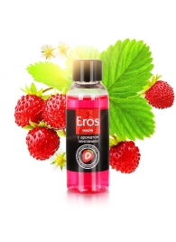 Массажное масло Eros fantasy с ароматом земляники - 50 мл. - Биоритм - купить с доставкой в Люберцах