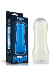 Светящийся в темноте мастурбатор Lumino Play Masturbator Ribbed - Lovetoy - в Люберцах купить с доставкой