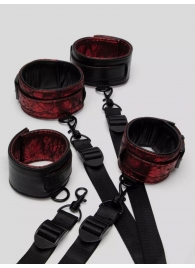 Изысканный набор фиксаций на кровати Reversible Under Mattress Restraint Set - Fifty Shades of Grey - купить с доставкой в Люберцах