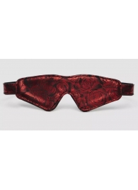 Двусторонняя красно-черная маска на глаза Reversible Faux Leather Blindfold - Fifty Shades of Grey - купить с доставкой в Люберцах