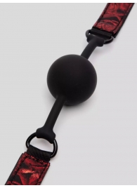 Кляп-шар на двусторонних ремешках Reversible Silicone Ball Gag - Fifty Shades of Grey - купить с доставкой в Люберцах