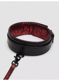 Стильный ошейник с поводком Reversible Faux Leather Collar and Lead - Fifty Shades of Grey - купить с доставкой в Люберцах