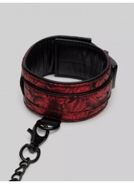 Красно-черные оковы Reversible Faux Leather Ankle Cuffs - Fifty Shades of Grey - купить с доставкой в Люберцах