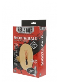 Мастурбатор-вагина с вибрацией и выносным пультом управления REALSTUFF SMOOTH   BALD - Dream Toys - в Люберцах купить с доставкой