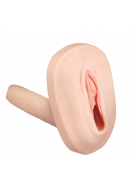 Мастурбатор-вагина с вибрацией и выносным пультом управления REALSTUFF SMOOTH   BALD - Dream Toys - в Люберцах купить с доставкой