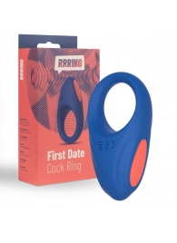 Синее эрекционное кольцо RRRING First Date Cock Ring - FeelzToys - в Люберцах купить с доставкой
