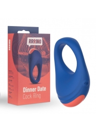 Синее эрекционное кольцо RRRING Dinner Date Cock Ring - FeelzToys - в Люберцах купить с доставкой