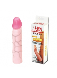 Удлиняющая насадка на пенис Deep Love - 21,5 см. - Baile - в Люберцах купить с доставкой