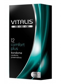 Контурные презервативы VITALIS PREMIUM comfort plus - 12 шт. - Vitalis - купить с доставкой в Люберцах