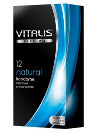 Классические презервативы VITALIS PREMIUM natural - 12 шт. - Vitalis - купить с доставкой в Люберцах