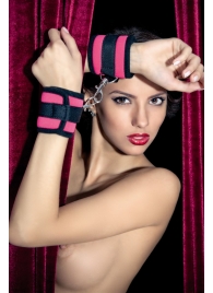 Наручники из неопрена розового цвета - ToyFa - купить с доставкой в Люберцах