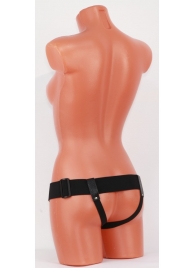 Универсальные черные трусики для страпона - БДСМ Арсенал - купить с доставкой в Люберцах