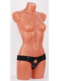 Универсальные черные трусики для страпона - БДСМ Арсенал - купить с доставкой в Люберцах