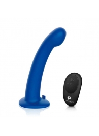 Синяя насадка Remote Control P-Spot G-Spot с черными трусиками - 20 см. - Pegasus - купить с доставкой в Люберцах