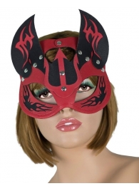 Маска дьяволицы с рожками - LOVETOY (А-Полимер) - купить с доставкой в Люберцах