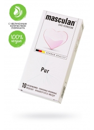 Супертонкие презервативы Masculan Pur - 10 шт. - Masculan - купить с доставкой в Люберцах