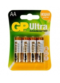Батарейки алкалиновые GP Ultra Alkaline AA/LR6 - 4 шт. - Элементы питания - купить с доставкой в Люберцах
