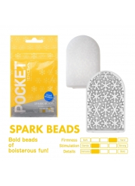 Карманный мастурбатор Spark Beads - Tenga - в Люберцах купить с доставкой