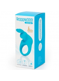 Голубое эрекционное виброкольцо Happy Rabbit Rechargeable Rabbit Cock Ring - Happy Rabbit - в Люберцах купить с доставкой