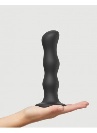 Черная насадка Strap-On-Me Dildo Geisha Balls size XL - Strap-on-me - купить с доставкой в Люберцах