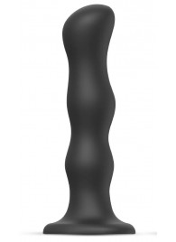 Черная насадка Strap-On-Me Dildo Geisha Balls size XL - Strap-on-me - купить с доставкой в Люберцах