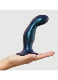 Темно-синяя насадка Strap-On-Me Dildo Plug Snaky size M - Strap-on-me - купить с доставкой в Люберцах