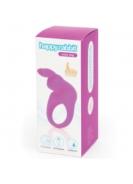 Фиолетовое эрекционное виброкольцо Happy Rabbit Rechargeable Rabbit Cock Ring - Happy Rabbit - в Люберцах купить с доставкой