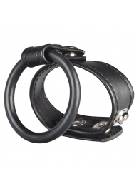 Двойное кольцо выносливости на пенис DUAL STAMINA RING - BlueLine - в Люберцах купить с доставкой