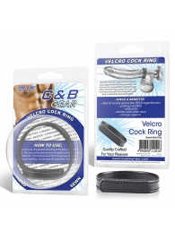 Кольцо на пенис из искусственной кожи на липучке VELCRO COCK RING - 5 см. - BlueLine - в Люберцах купить с доставкой