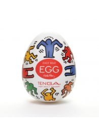 Мастурбатор-яйцо Keith Haring EGG DANCE - Tenga - в Люберцах купить с доставкой