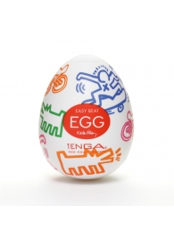 Мастурбатор-яйцо Keith Haring EGG STREET - Tenga - в Люберцах купить с доставкой